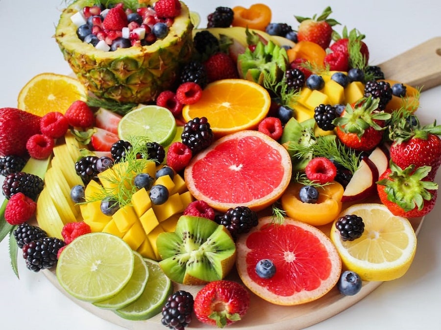 piatto di frutta-